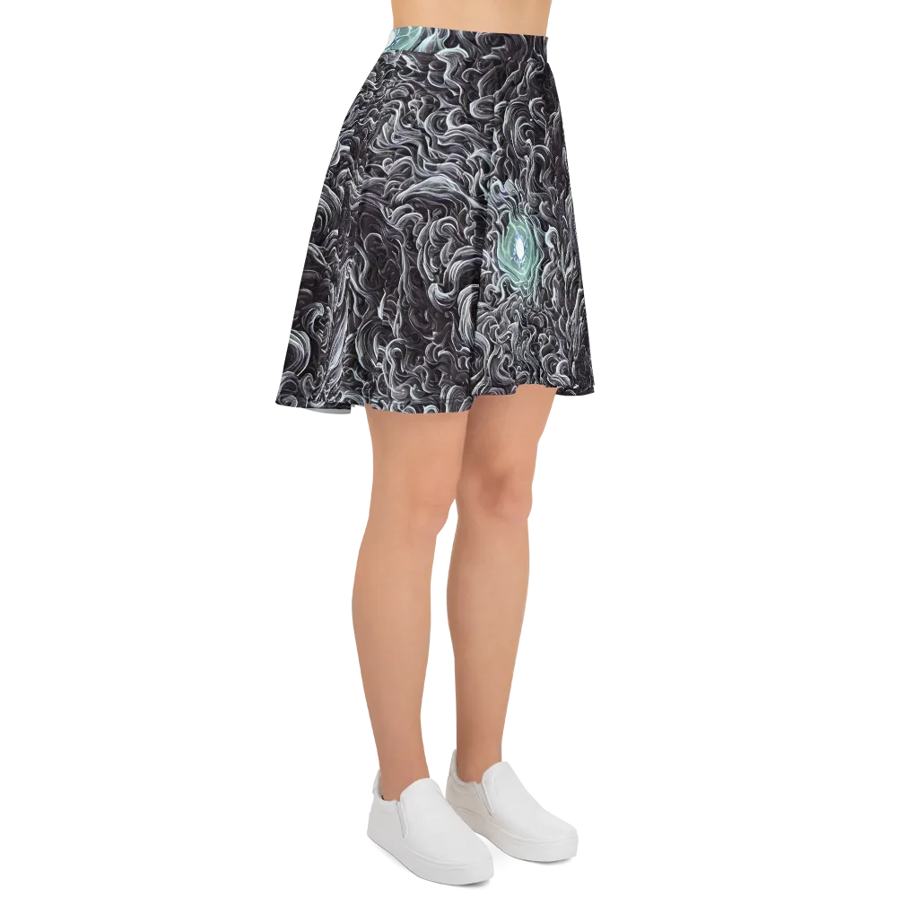 Savrasov Swirls on Skater Skirt — Right