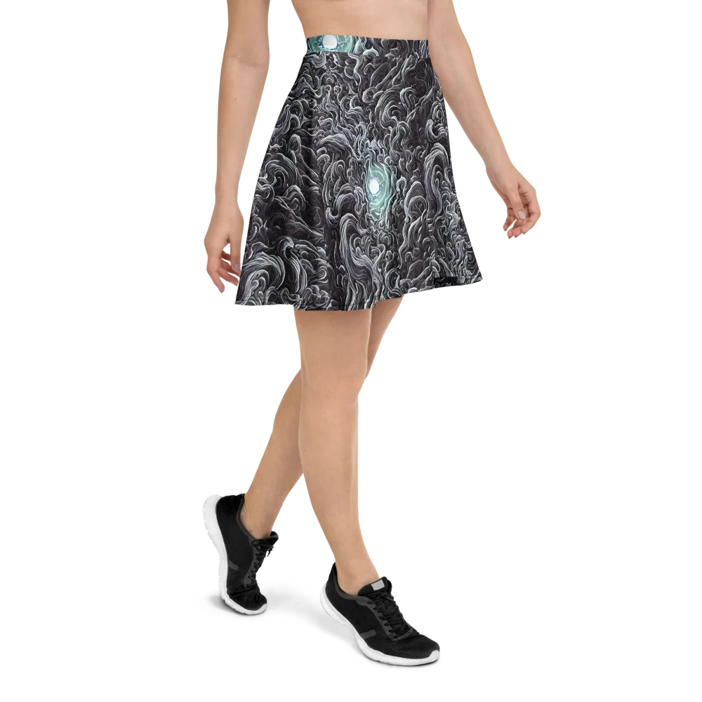 Savrasov Swirls on Skater Skirt — Right