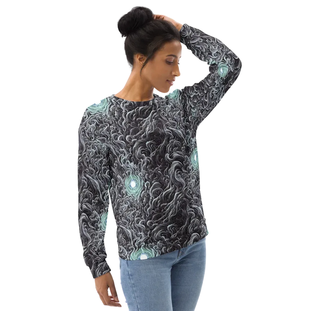 Savrasov Swirls on Sweatshirt — Right Front