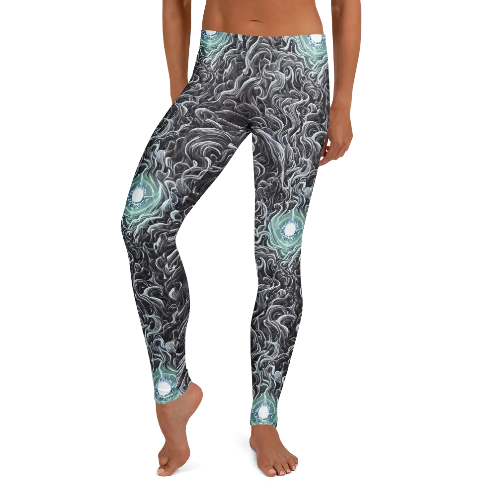 Savrasov Swirls on Leggings — Front