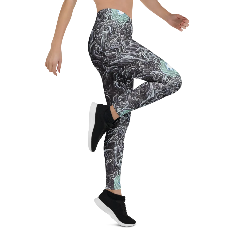 Savrasov Swirls on Leggings — Right
