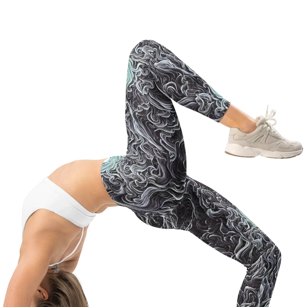 Savrasov Swirls on Leggings — Right