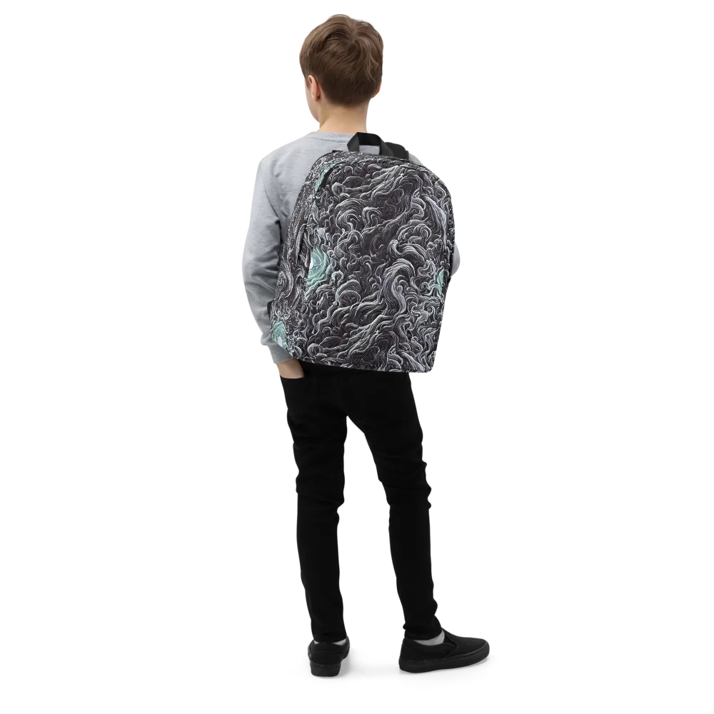 Savrasov Swirls on Minimalist Backpack — Right Front