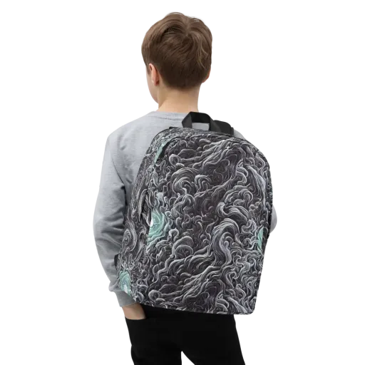 Savrasov Swirls on a Minimalist Backpack