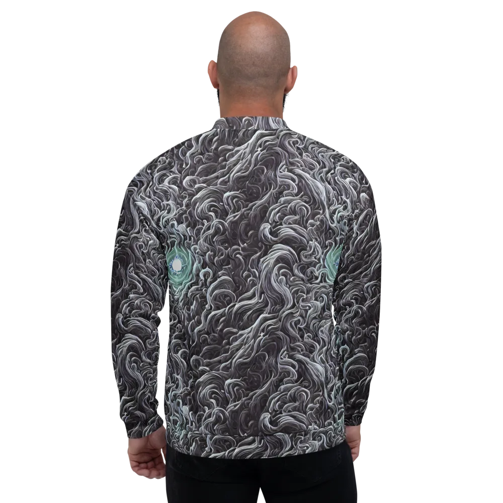 Savrasov Swirls on Bomber Jacket — Back