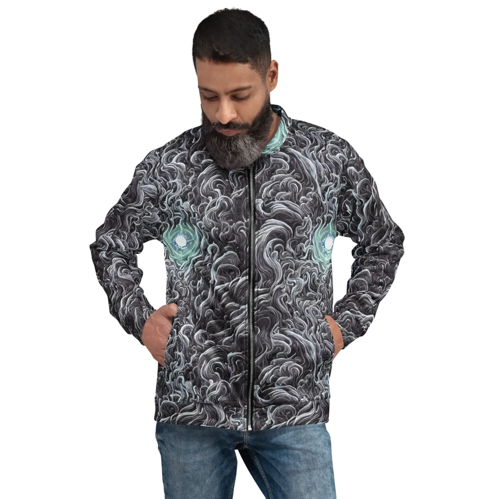 Savrasov Swirls on Bomber Jacket — Front