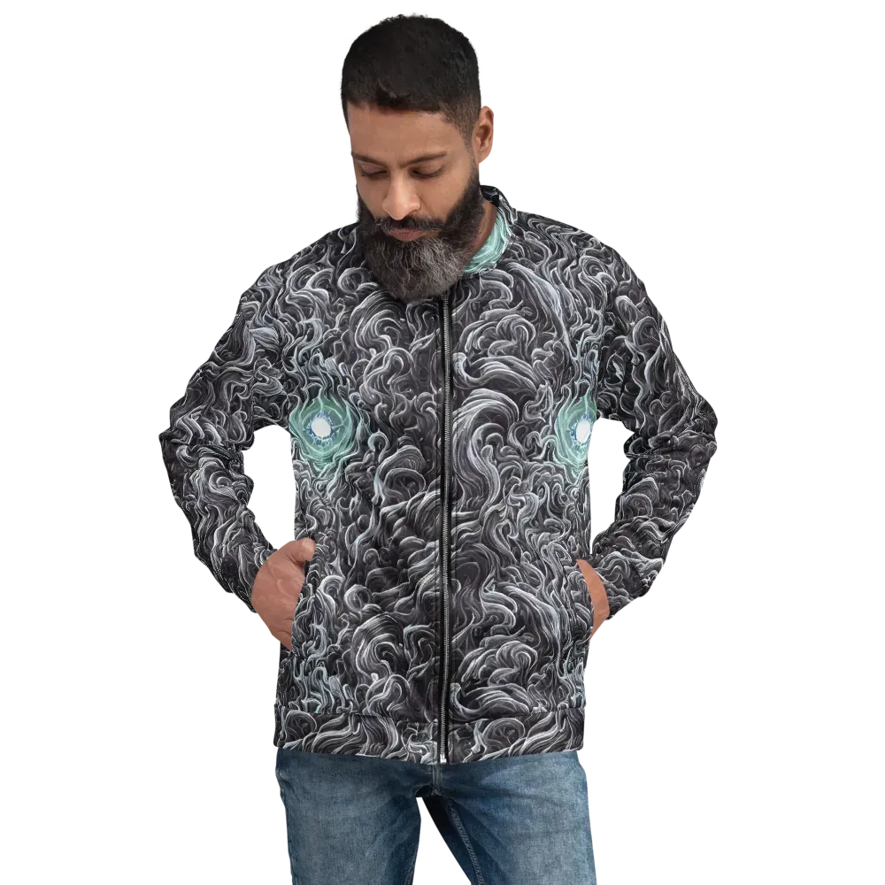 Savrasov Swirls on Bomber Jacket — Front