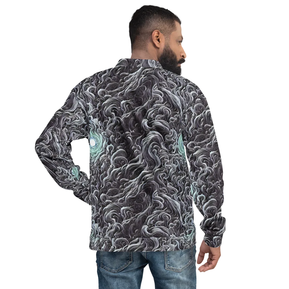 Savrasov Swirls on Bomber Jacket — Back