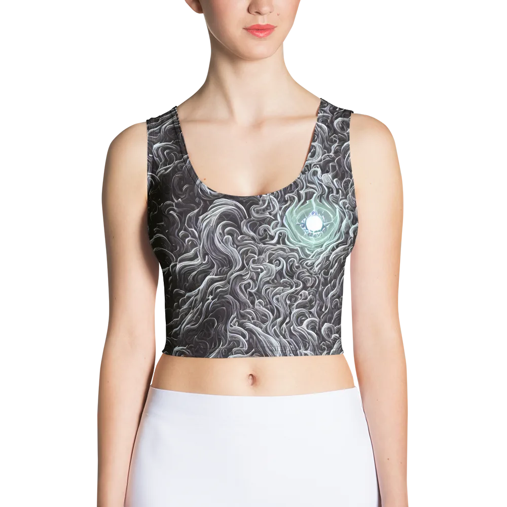 Savrasov Swirls on Crop Top — Front