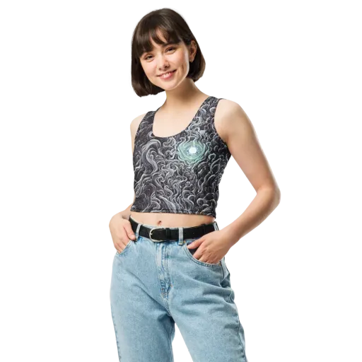 Savrasov Swirls on a Crop Top