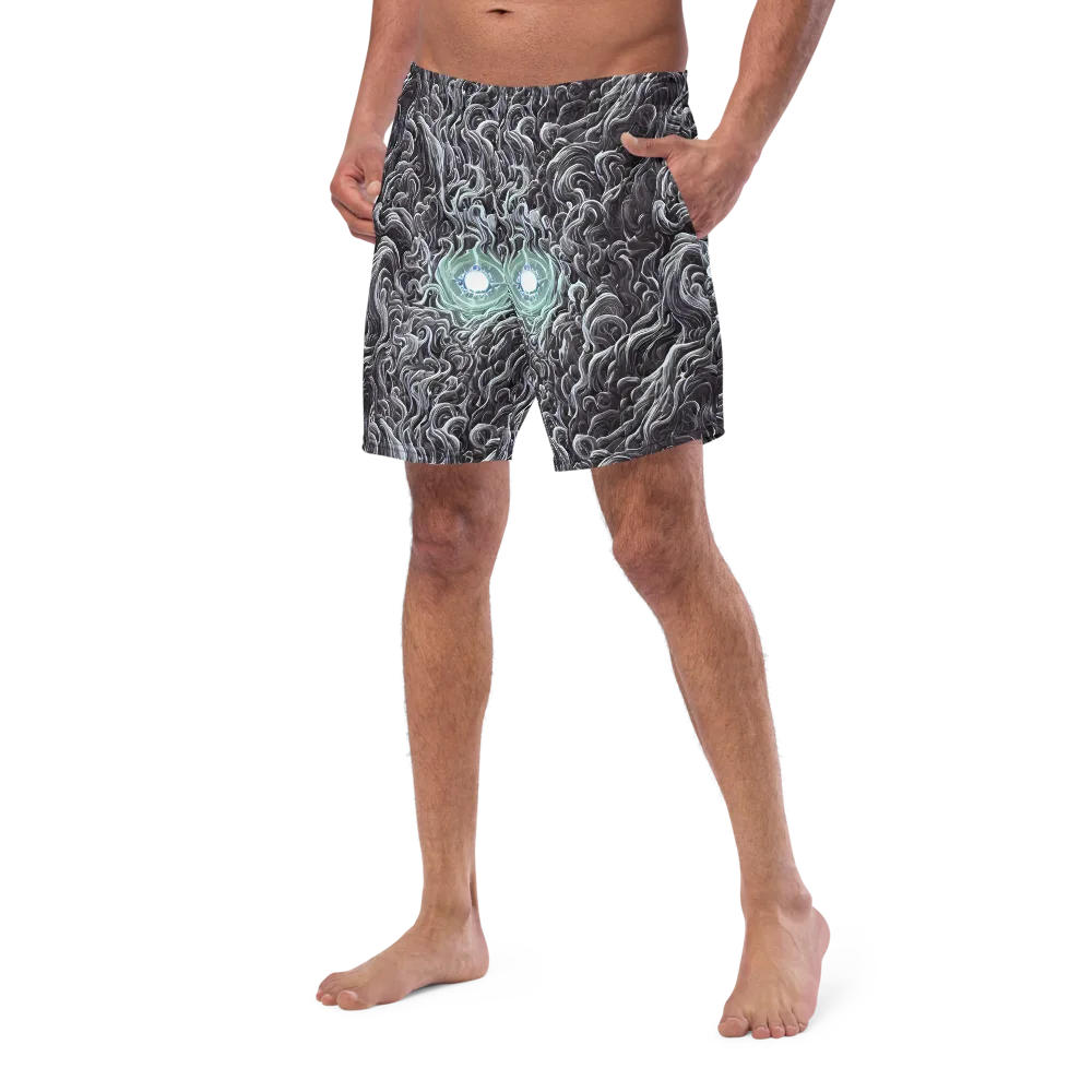 Savrasov Swirls on Swim Trunks — Left Front