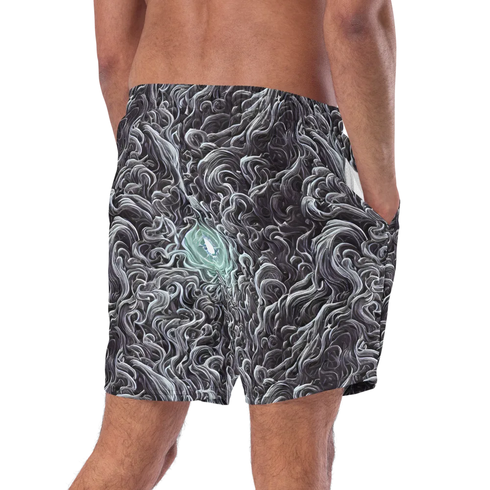 Savrasov Swirls on Swim Trunks — Right Back