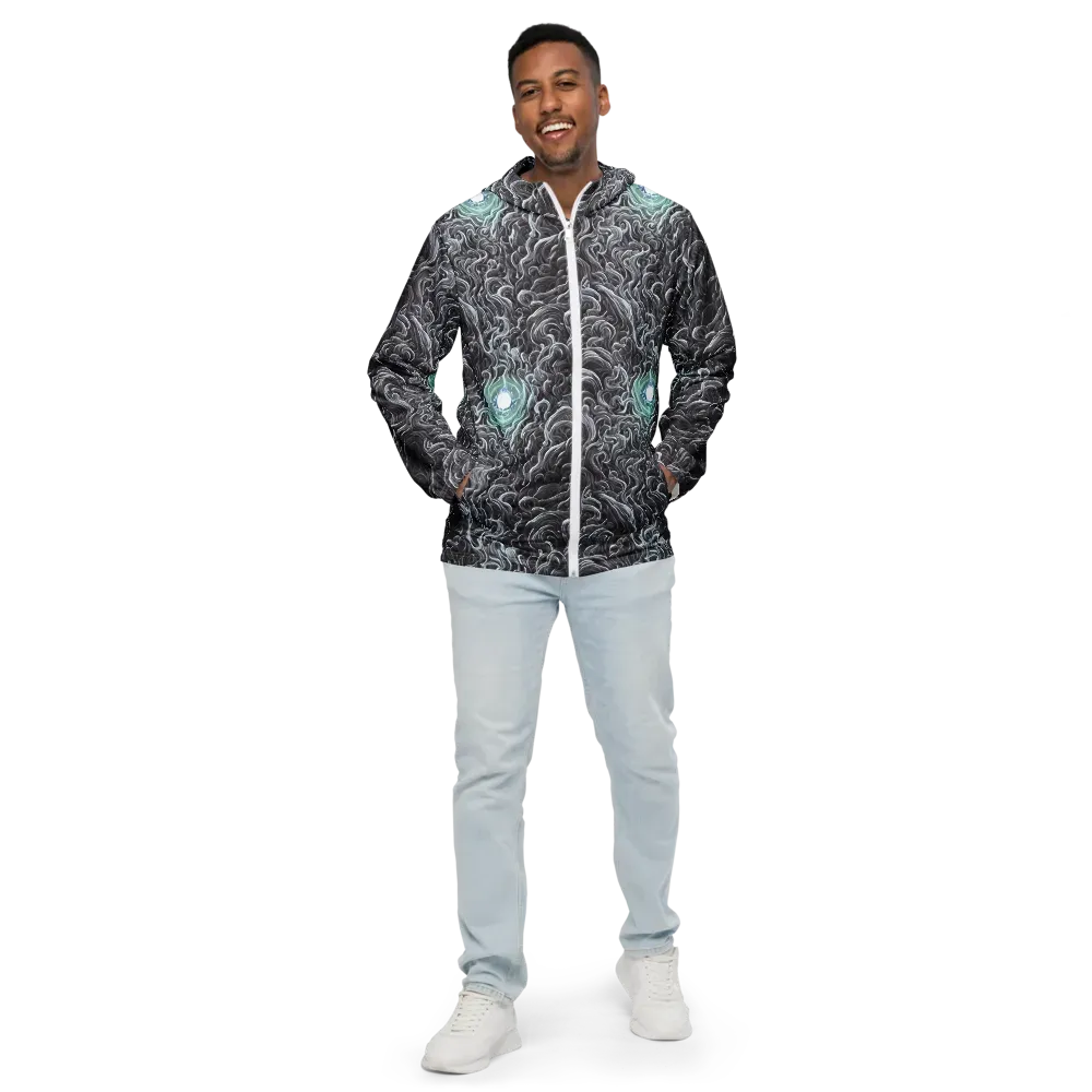 Savrasov Swirls on Men's Windbreaker — Front