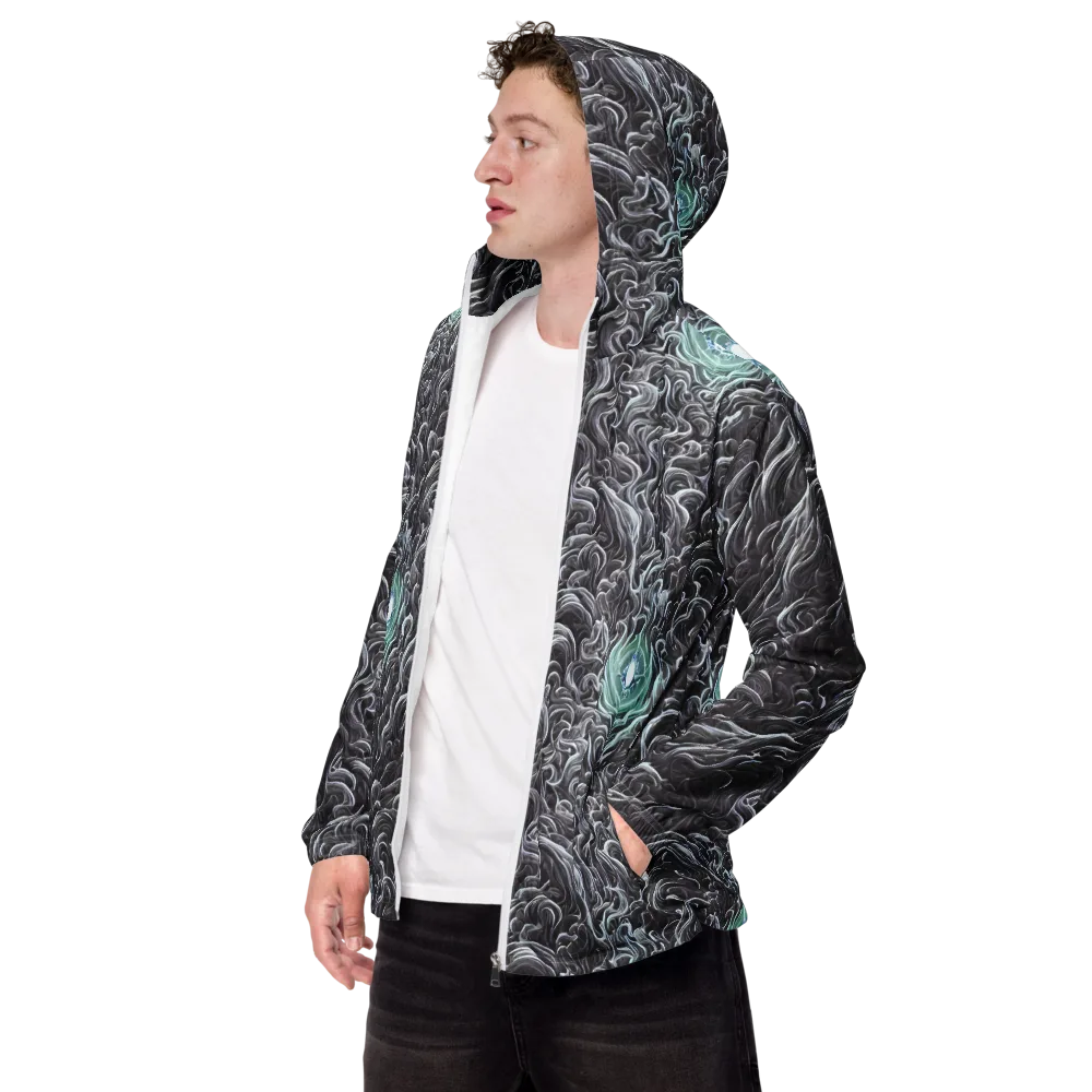 Savrasov Swirls on Men's Windbreaker — Left Front