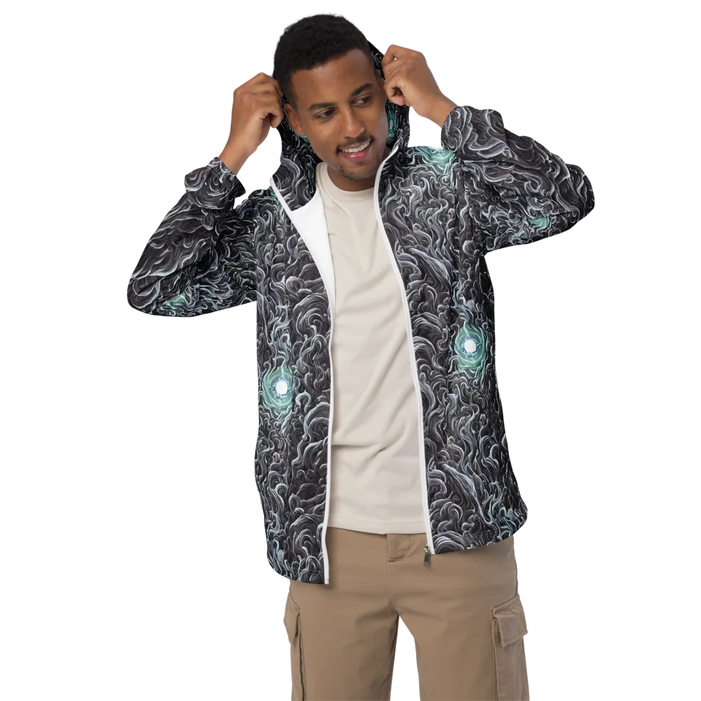 Savrasov Swirls on Men's Windbreaker — Front