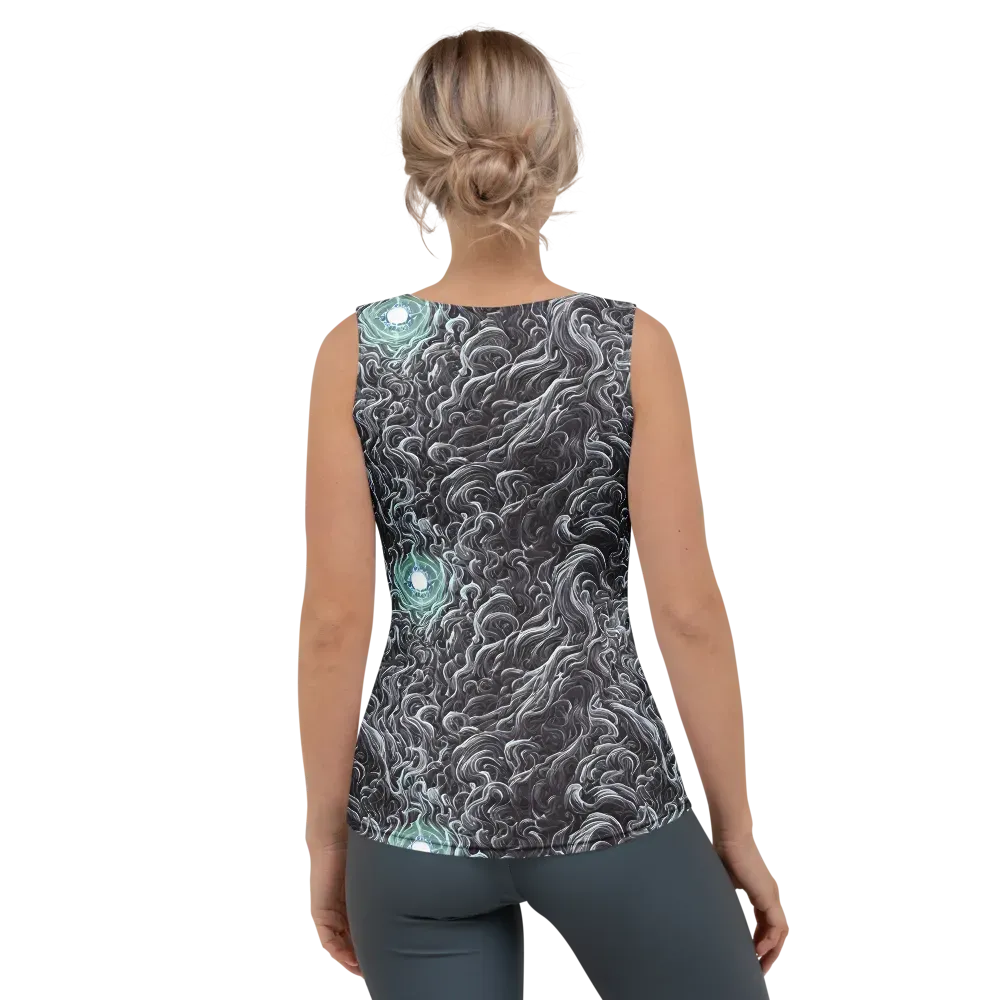 Savrasov Swirls on Women's Tank Top — Back