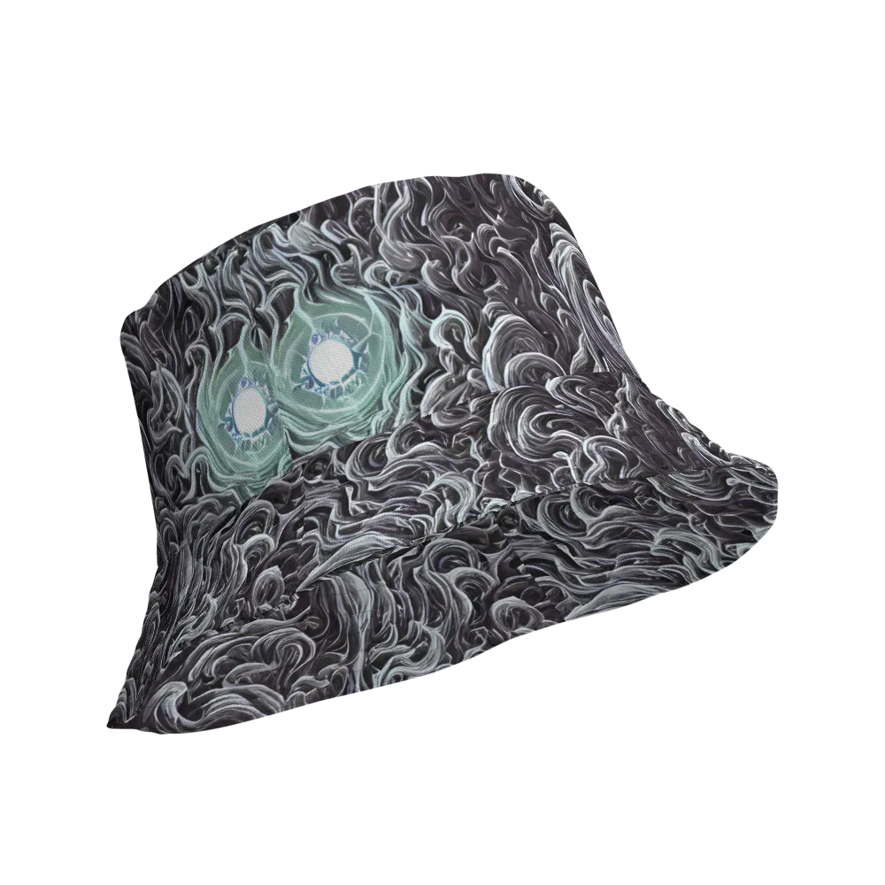 Savrasov Swirls on Reversible Bucket Hat — Product details Outside