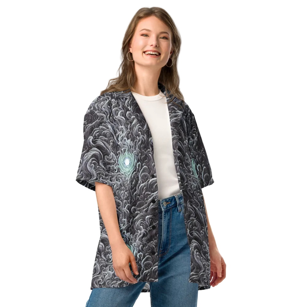 Savrasov Swirls on Button Shirt — Front