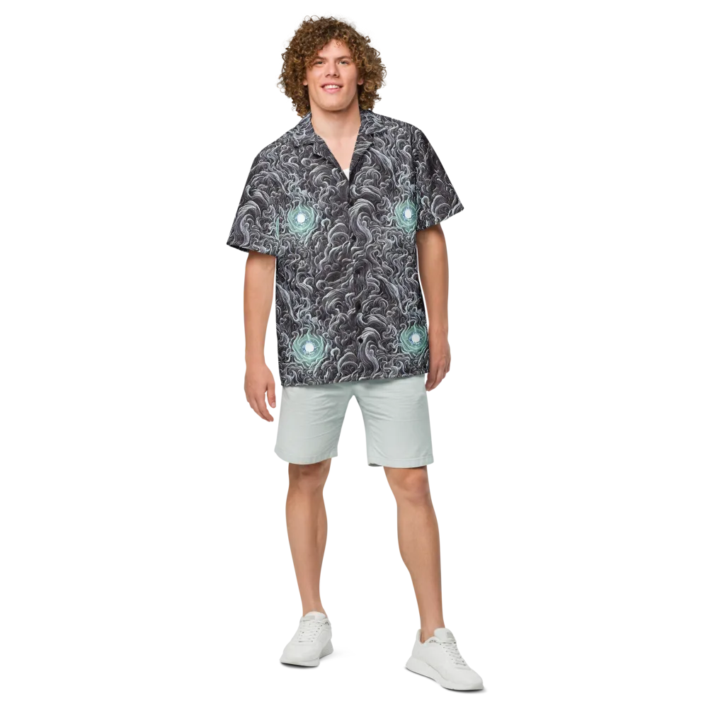 Savrasov Swirls on Button Shirt — Front