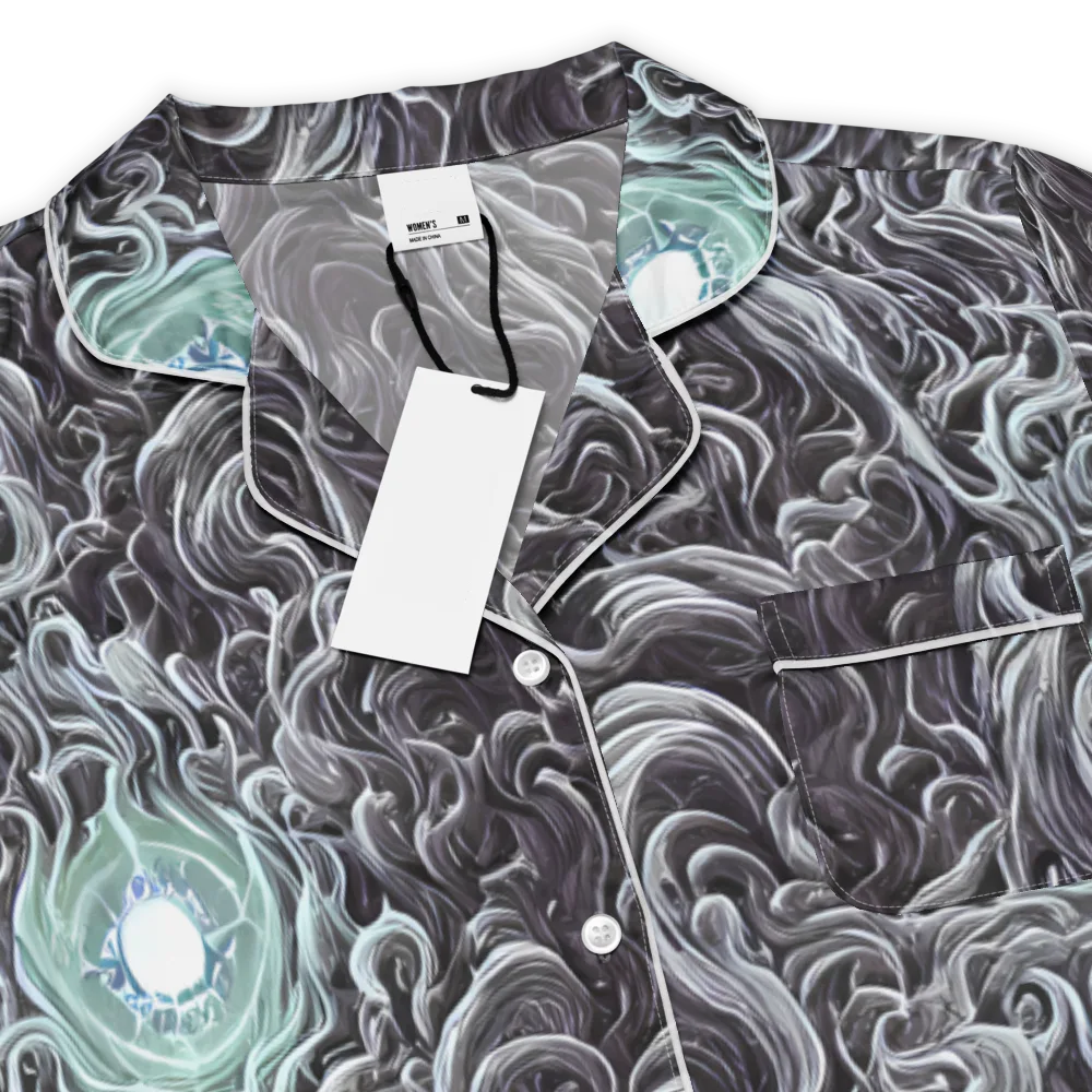 Savrasov Swirls on Women's Short Sleeve Pajama Top — Product details