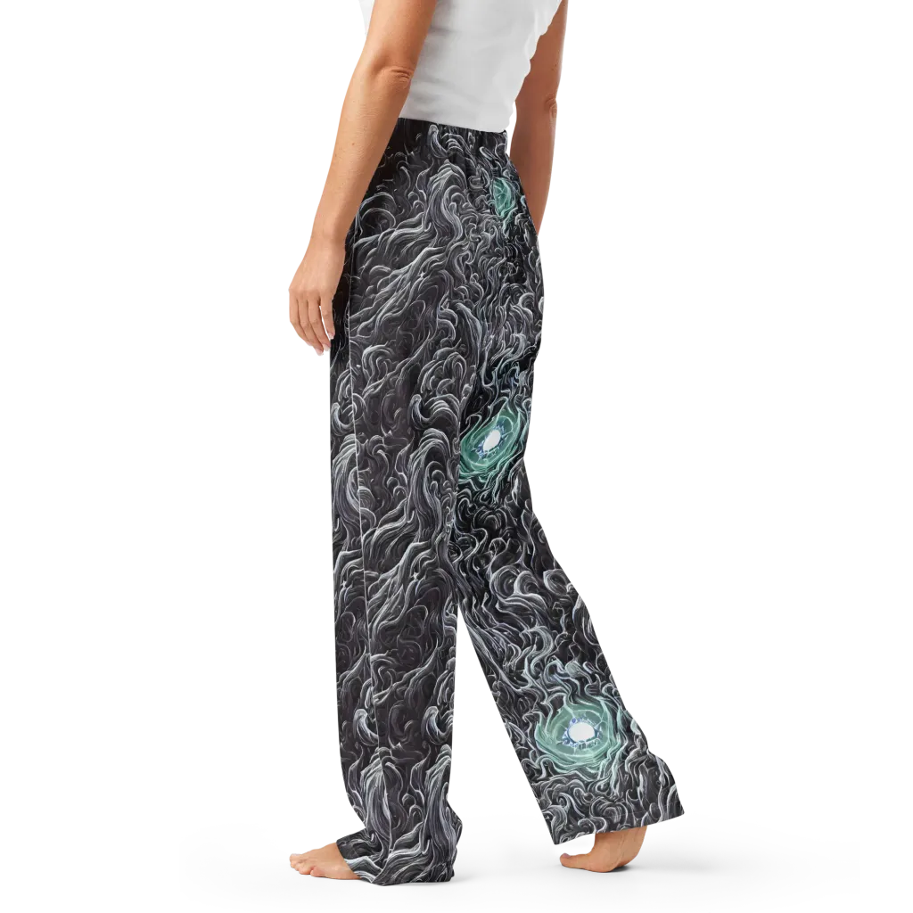 Savrasov Swirls on Women's Pajama Pants — Left