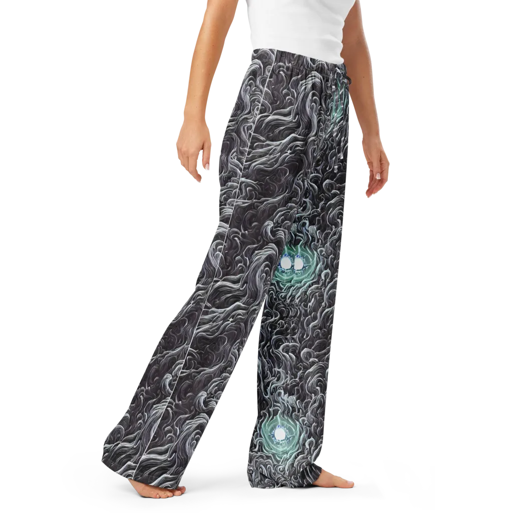 Savrasov Swirls on Women's Pajama Pants — Right Front