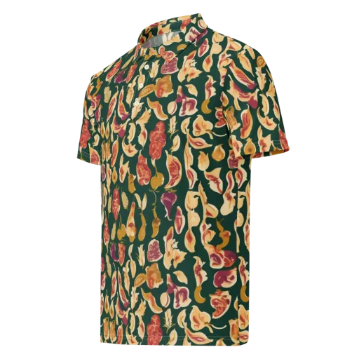 Harvest Nocturne on a Men's Slim Fit Polo Shirt