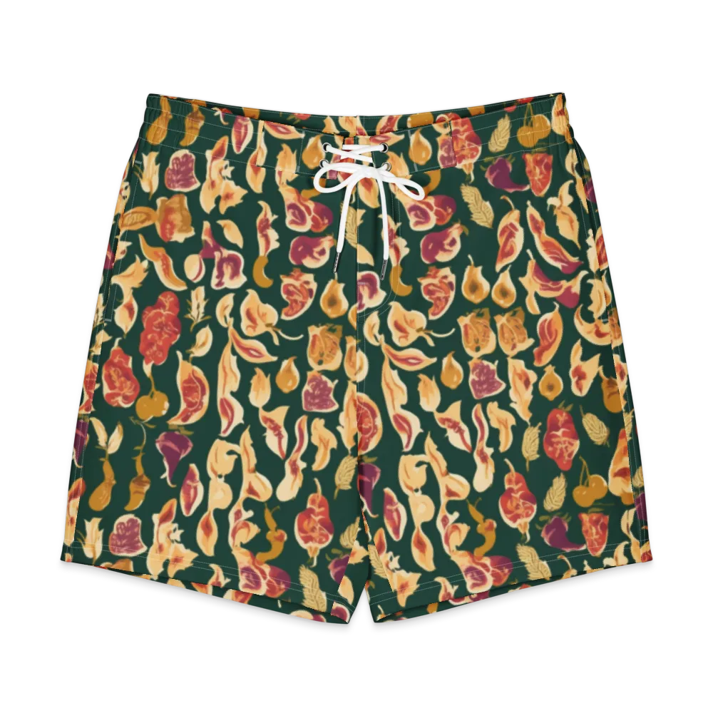 Harvest Nocturne on Men's Board Shorts — Front