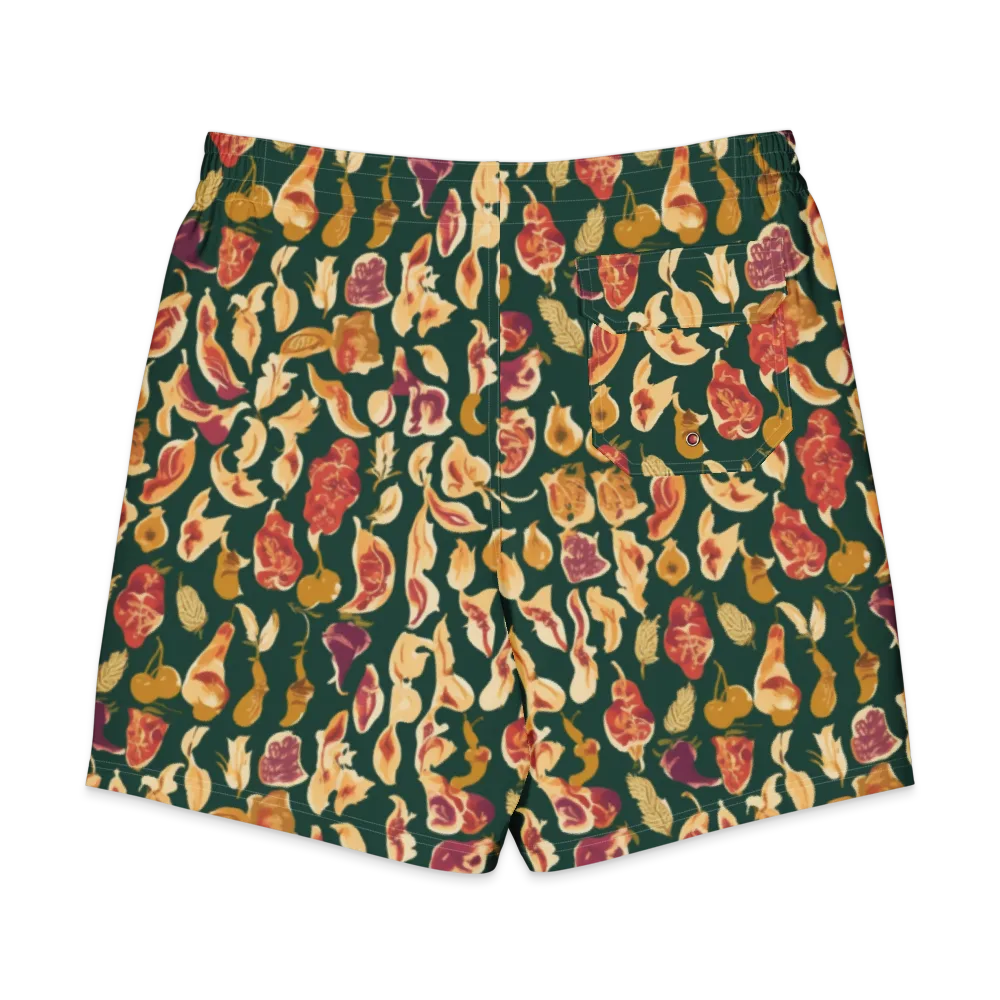 Harvest Nocturne on Men's Board Shorts — Back