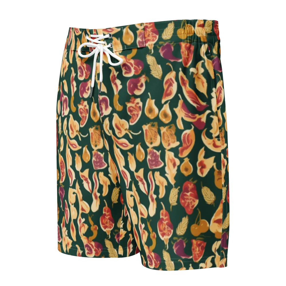 Harvest Nocturne on Men's Board Shorts — Front