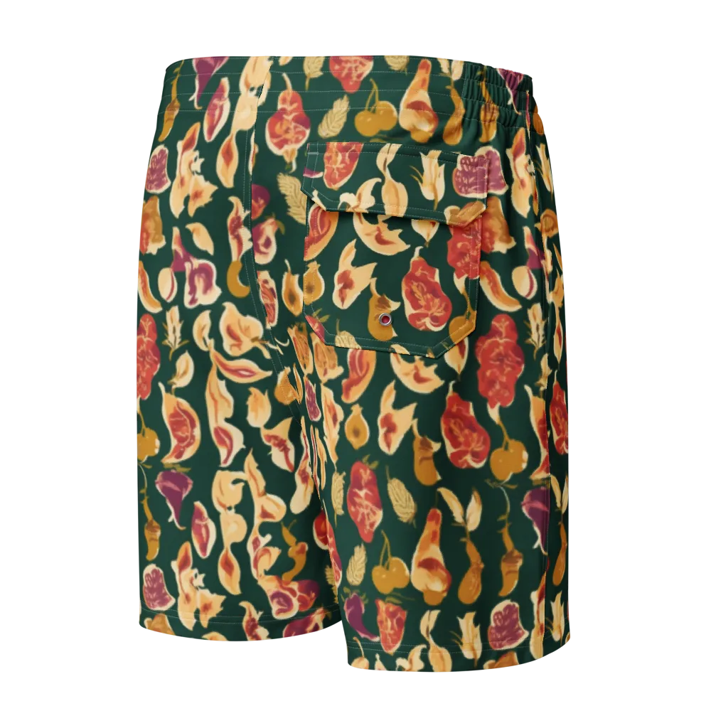 Harvest Nocturne on Men's Board Shorts — Back
