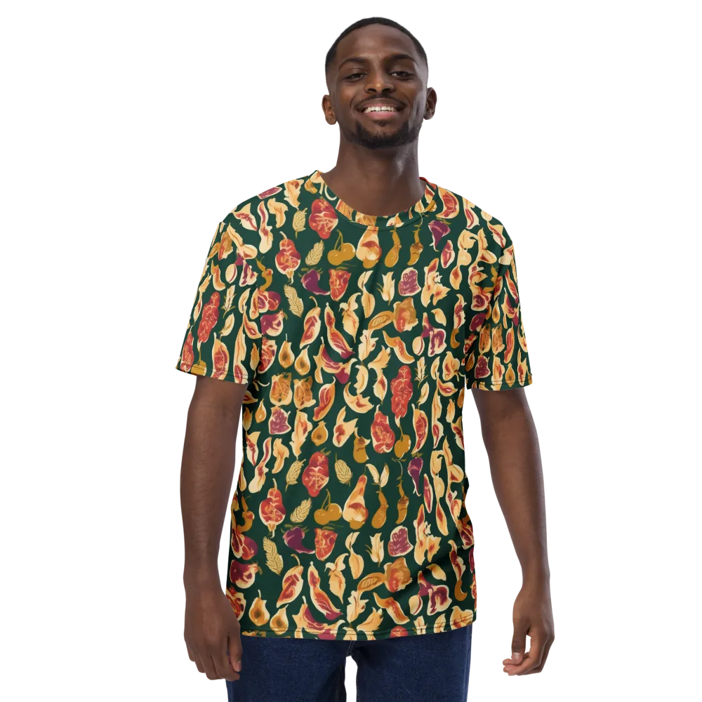 Harvest Nocturne on Men's Crew Neck T-Shirt — Front