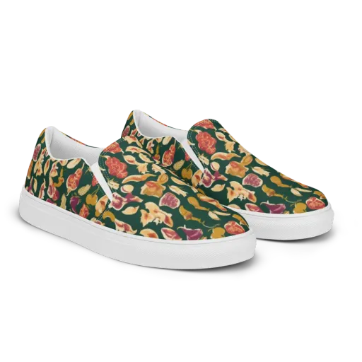 Harvest Nocturne on a Men's Slip-On Canvas Shoes