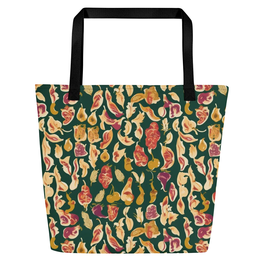Harvest Nocturne on Large Tote Bag W/ Pocket — Front