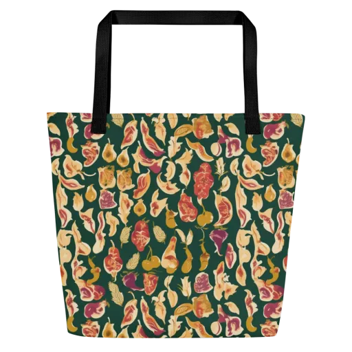 Harvest Nocturne on a Large Tote Bag W/ Pocket
