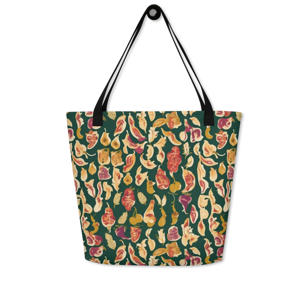 Harvest Nocturne on Large Tote Bag W/ Pocket — Front