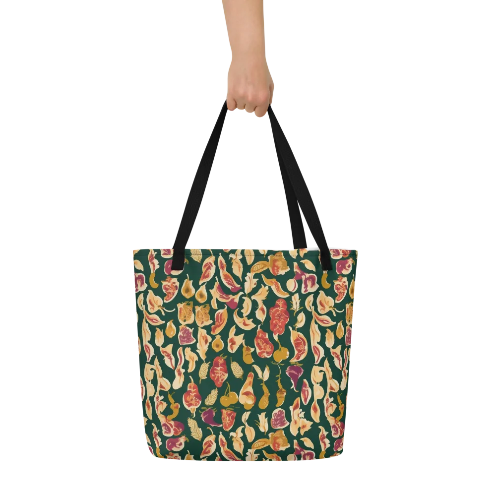 Harvest Nocturne on Large Tote Bag W/ Pocket — Front