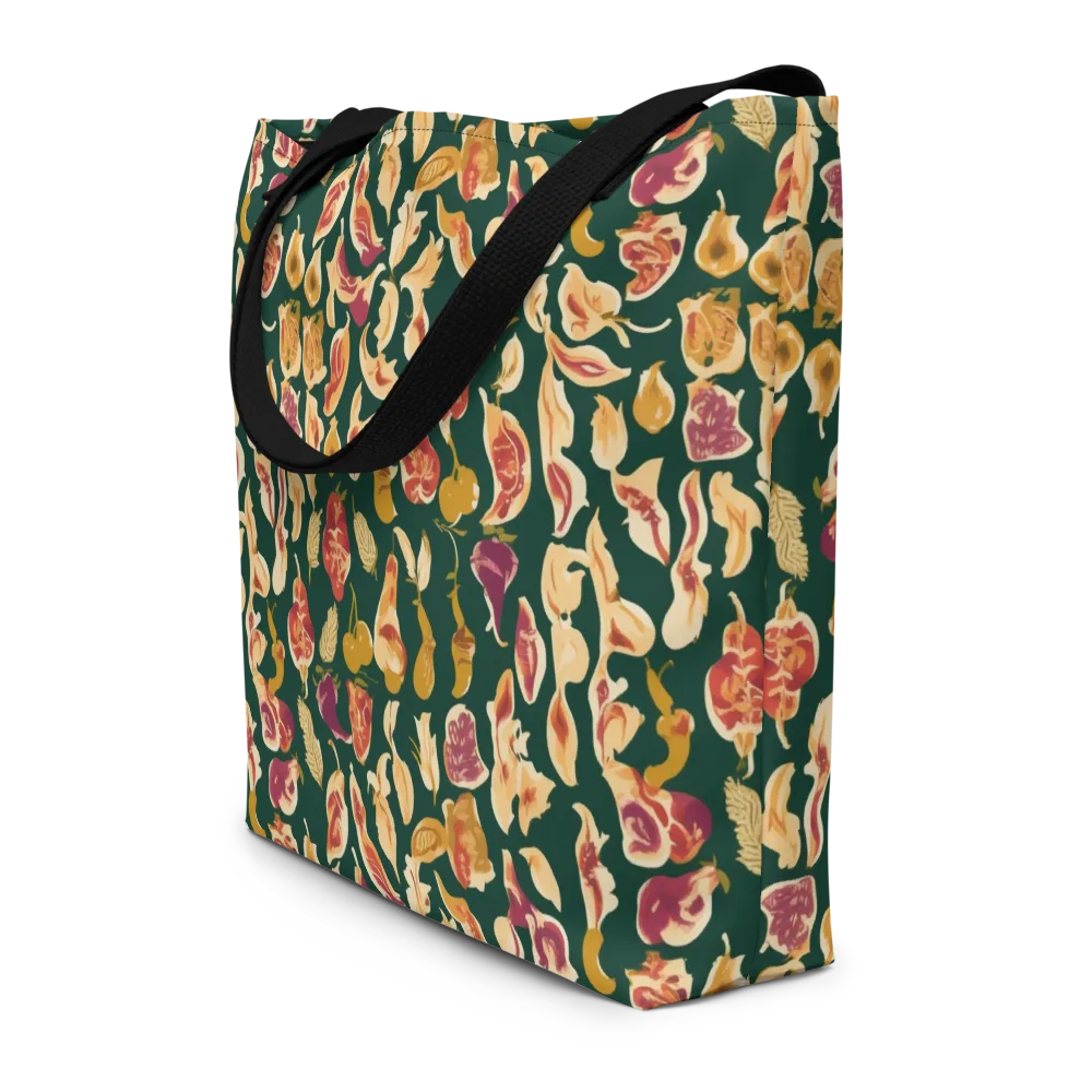 Harvest Nocturne on Large Tote Bag W/ Pocket — Front