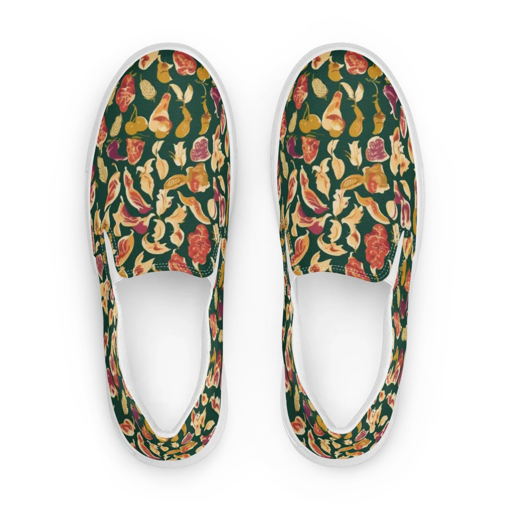 Harvest Nocturne on Women's Slip-On Canvas Shoes — Front