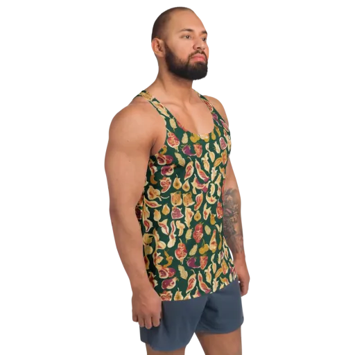 Harvest Nocturne on a Men's Tank Top