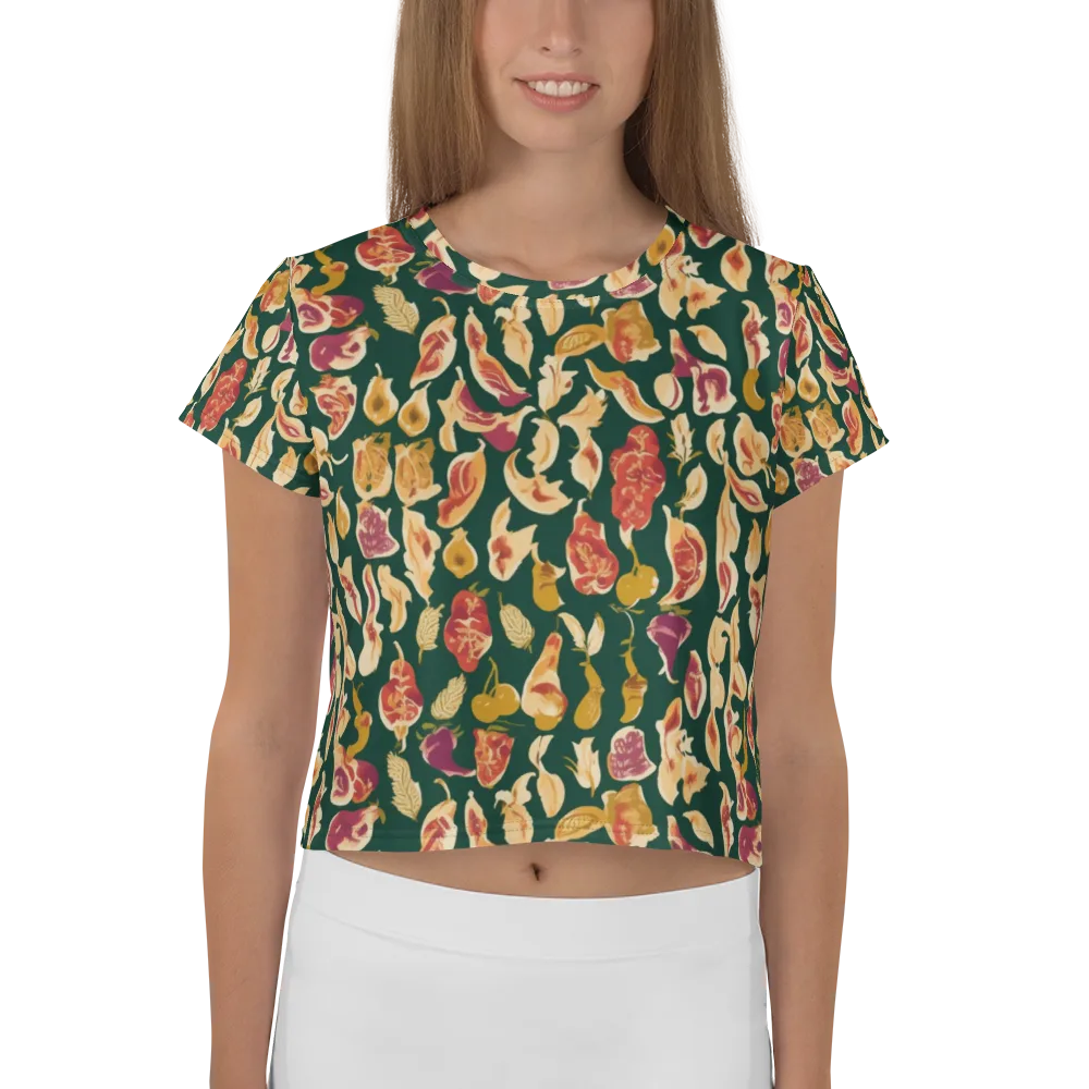 Harvest Nocturne on Crop Tee — Front