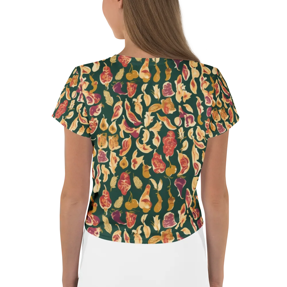 Harvest Nocturne on Crop Tee — Back