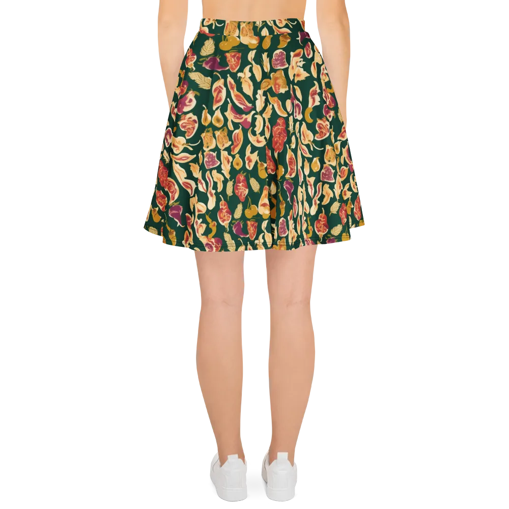 Harvest Nocturne on Skater Skirt — Back