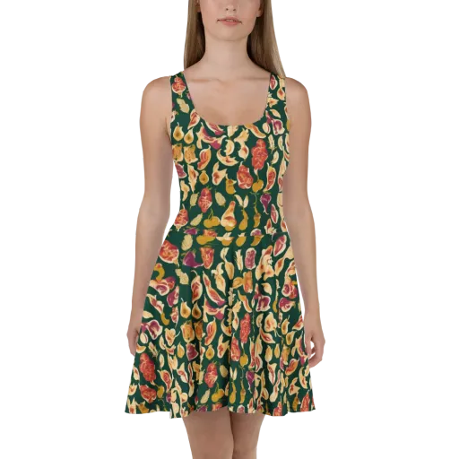 Harvest Nocturne on a Skater Dress