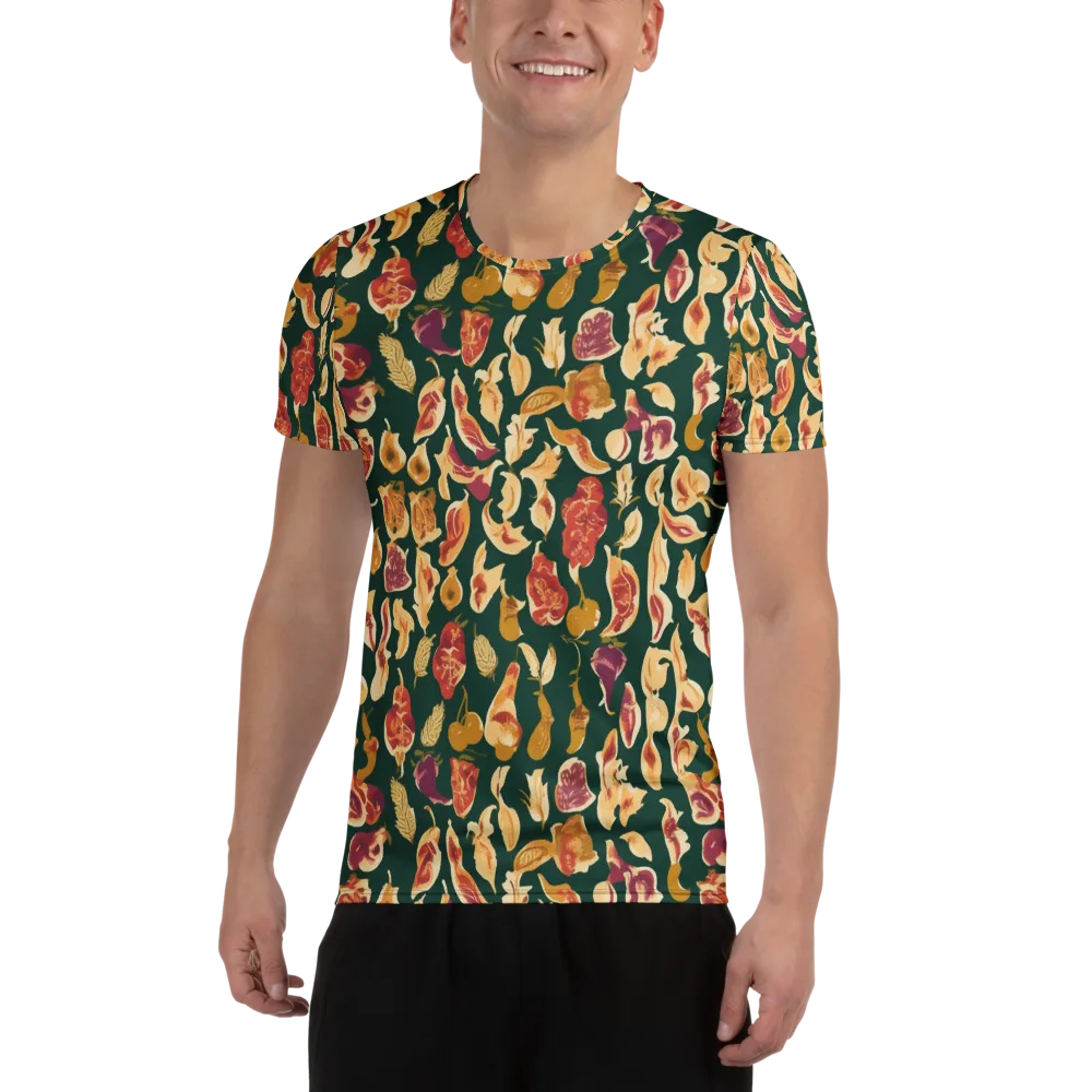 Harvest Nocturne on Men's Athletic T-Shirt — Front