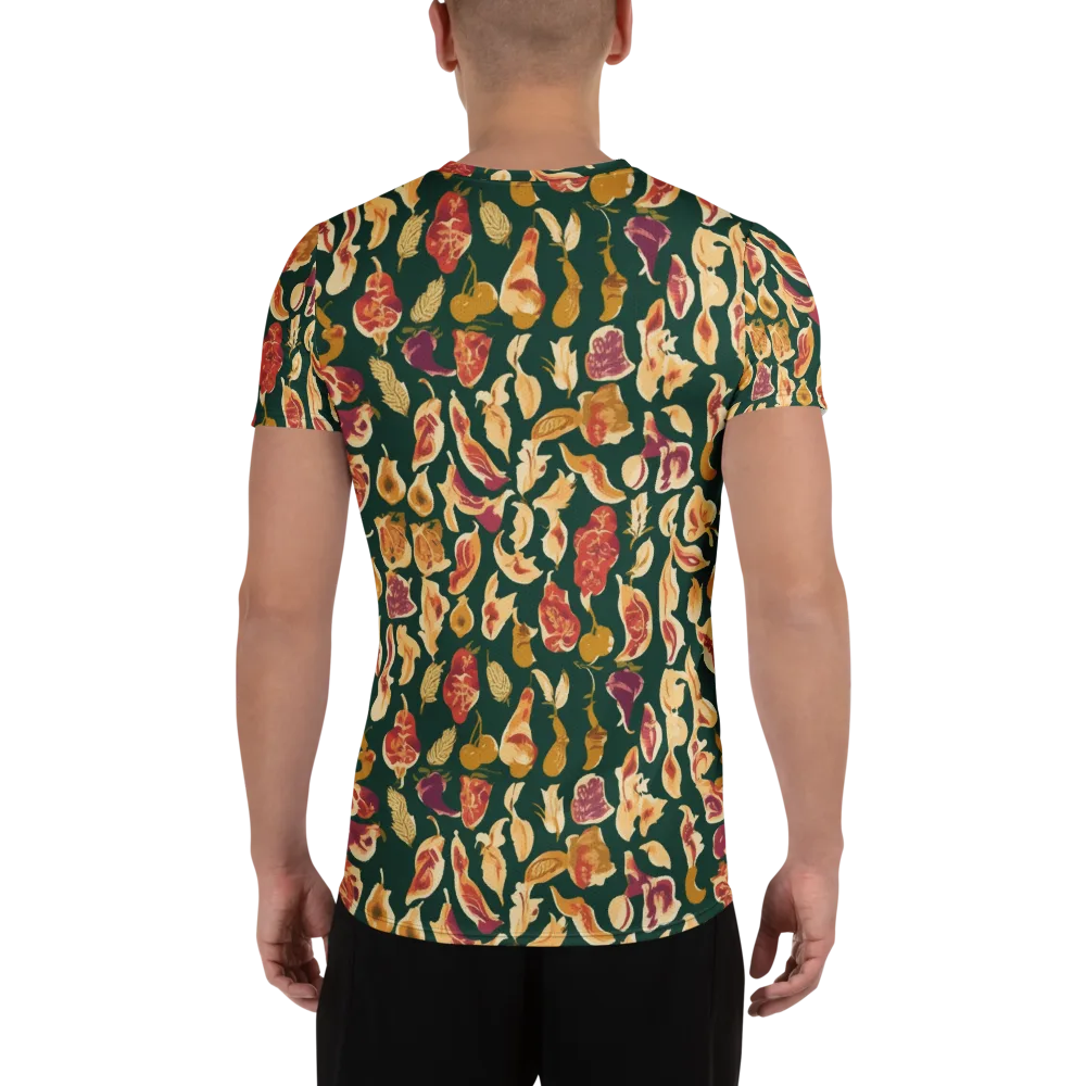 Harvest Nocturne on Men's Athletic T-Shirt — Back