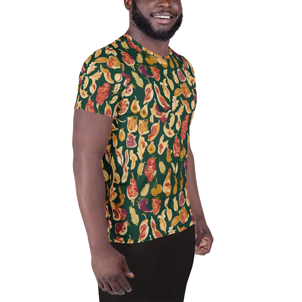 Harvest Nocturne on Men's Athletic T-Shirt — Right