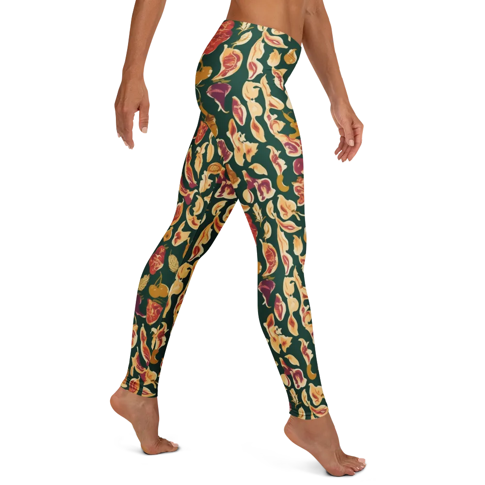 Harvest Nocturne on Leggings — Right