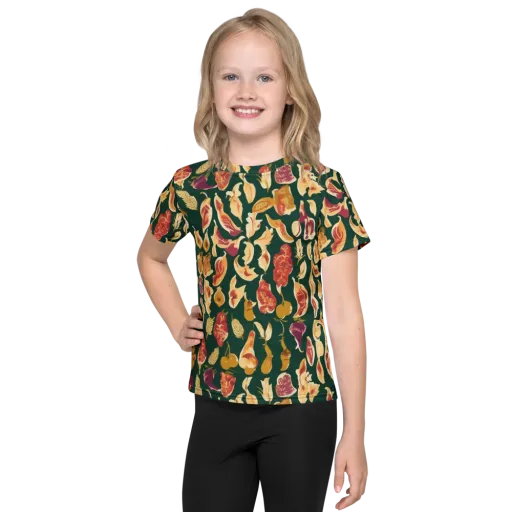 Harvest Nocturne on a Kids Crew Neck T-Shirt