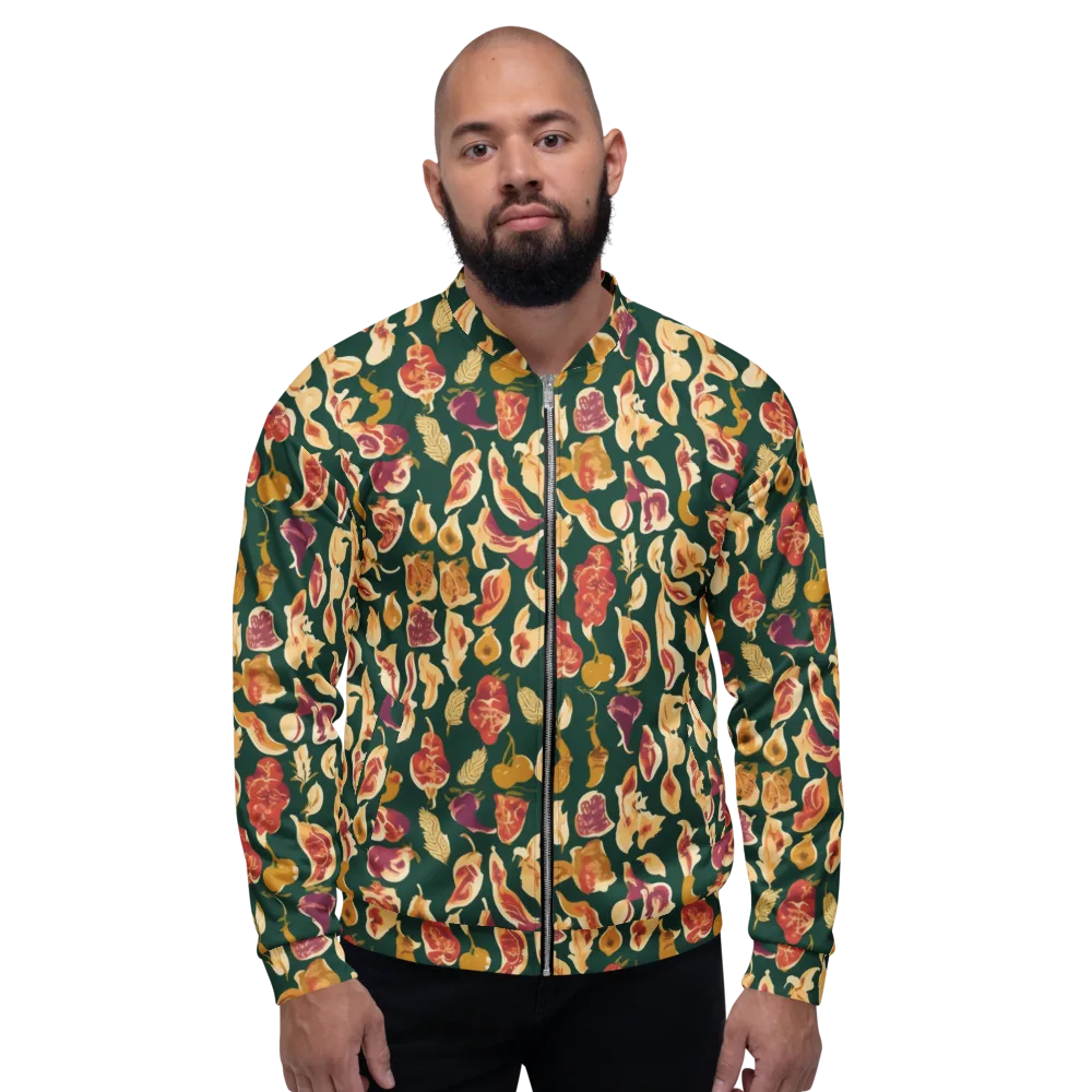 Harvest Nocturne on Bomber Jacket — Front